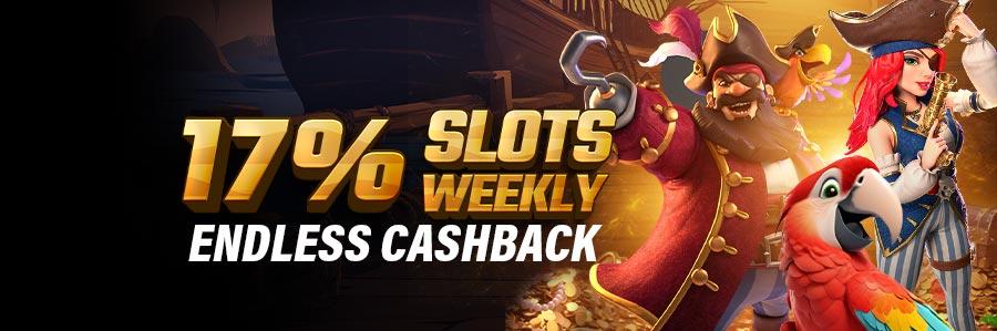 17% Slots Endless Cashback